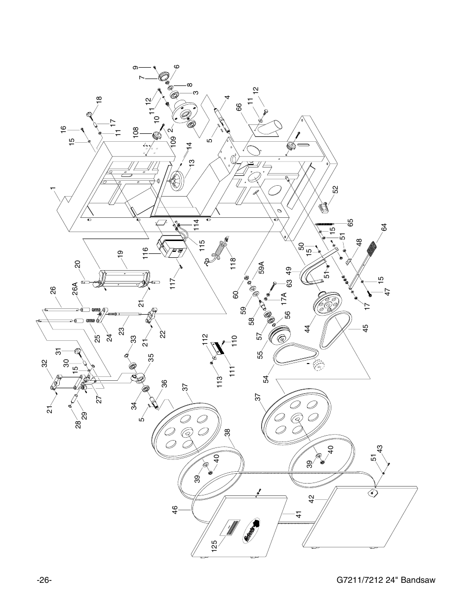 Grizzly G7211 User Manual | Page 28 / 34