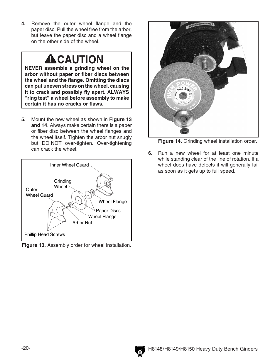 Grizzly H8150 User Manual | Page 22 / 36