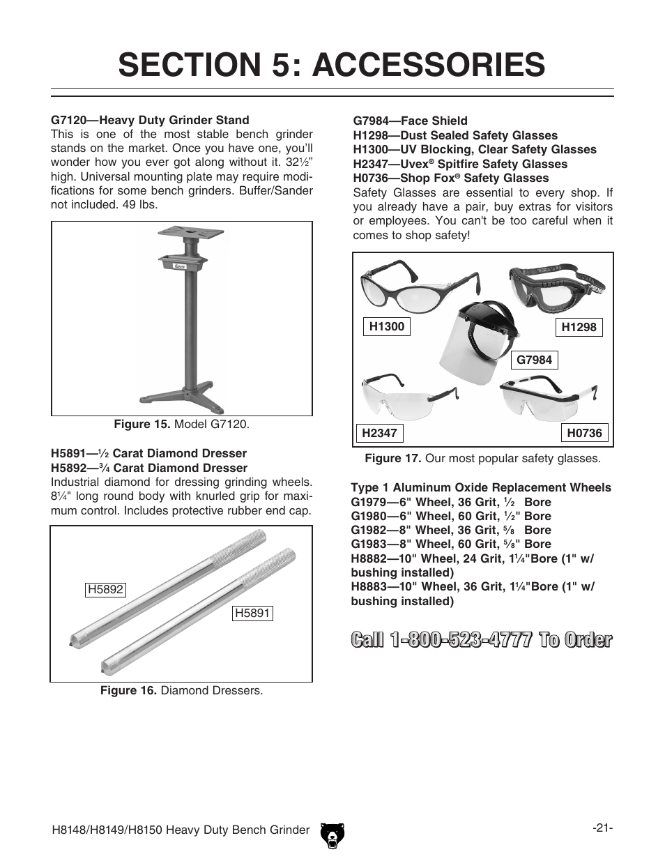 Grizzly H8150 User Manual | Page 23 / 36