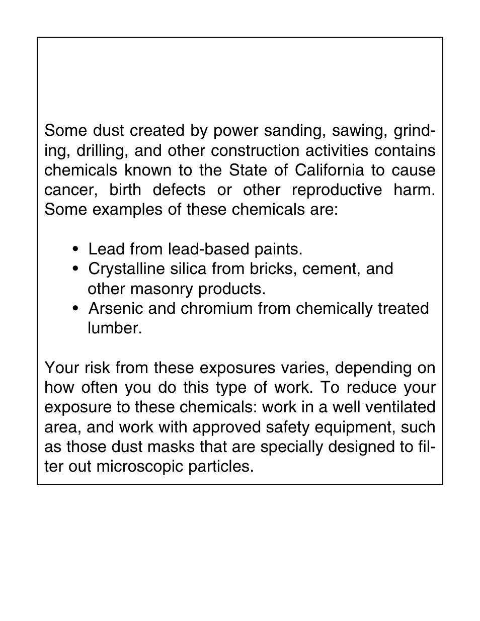 Warning | Grizzly G1073/G1073Z User Manual | Page 2 / 48