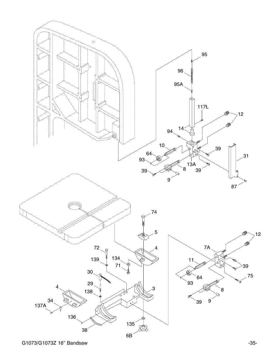 Grizzly G1073/G1073Z User Manual | Page 37 / 48