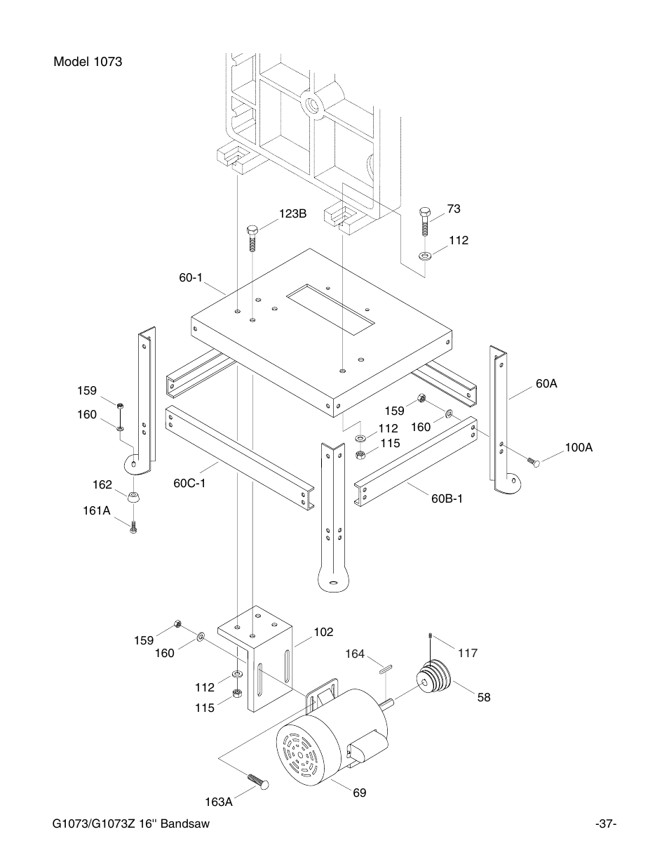 Grizzly G1073/G1073Z User Manual | Page 39 / 48