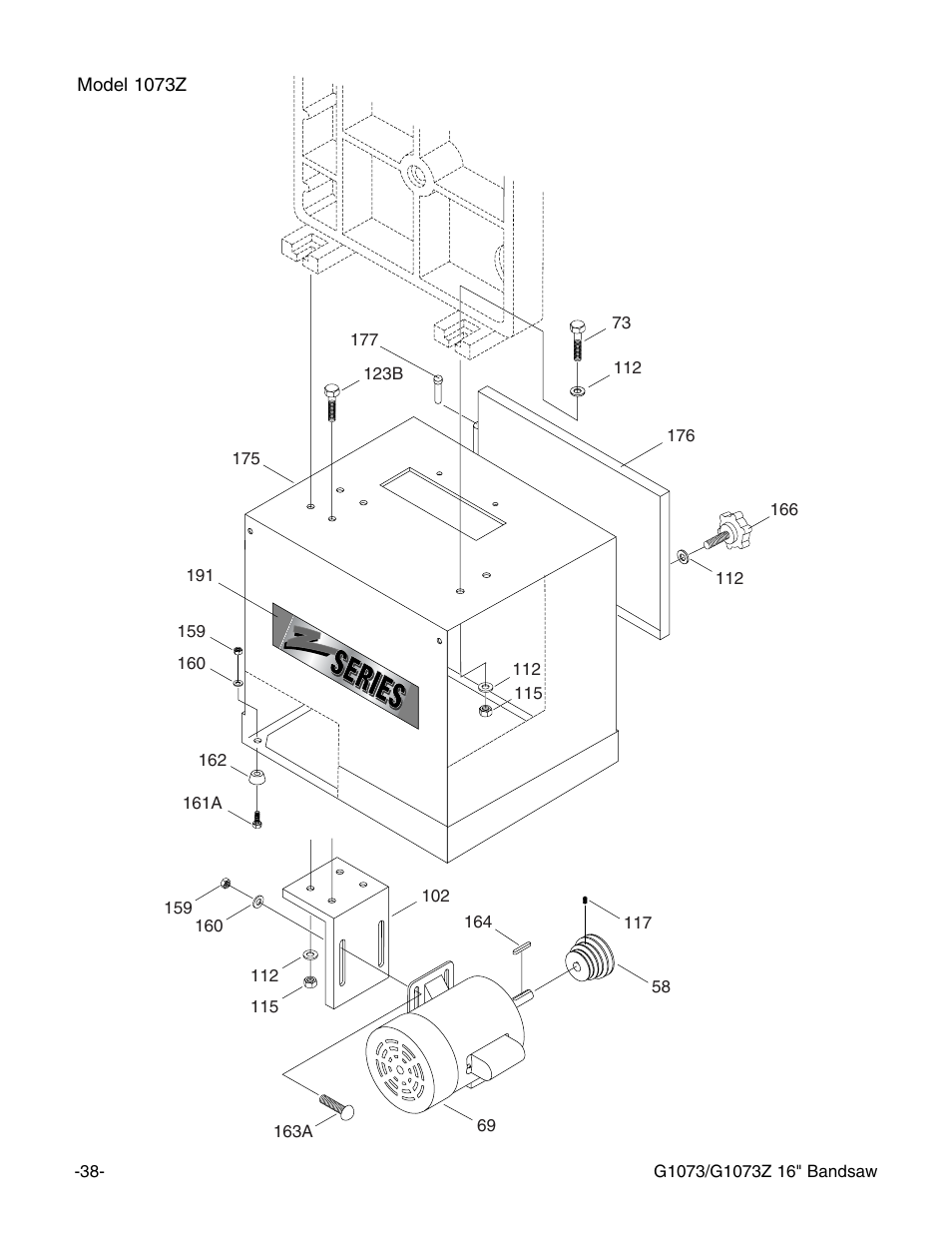 Grizzly G1073/G1073Z User Manual | Page 40 / 48