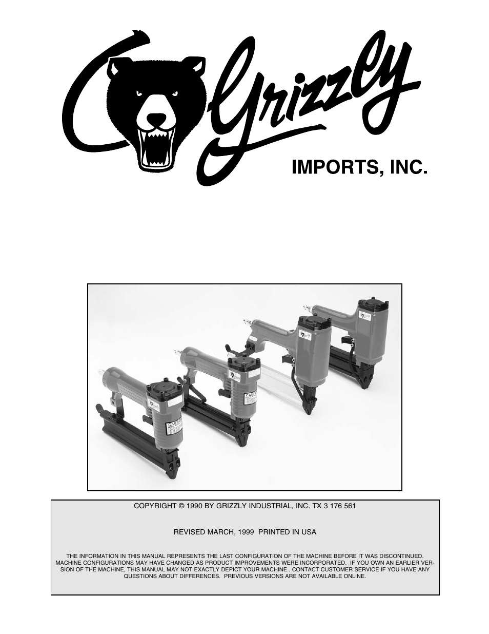 Grizzly G1852 User Manual | 27 pages