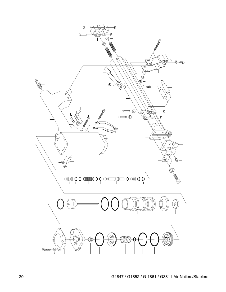 G3811 parts diagram | Grizzly G1852 User Manual | Page 21 / 27