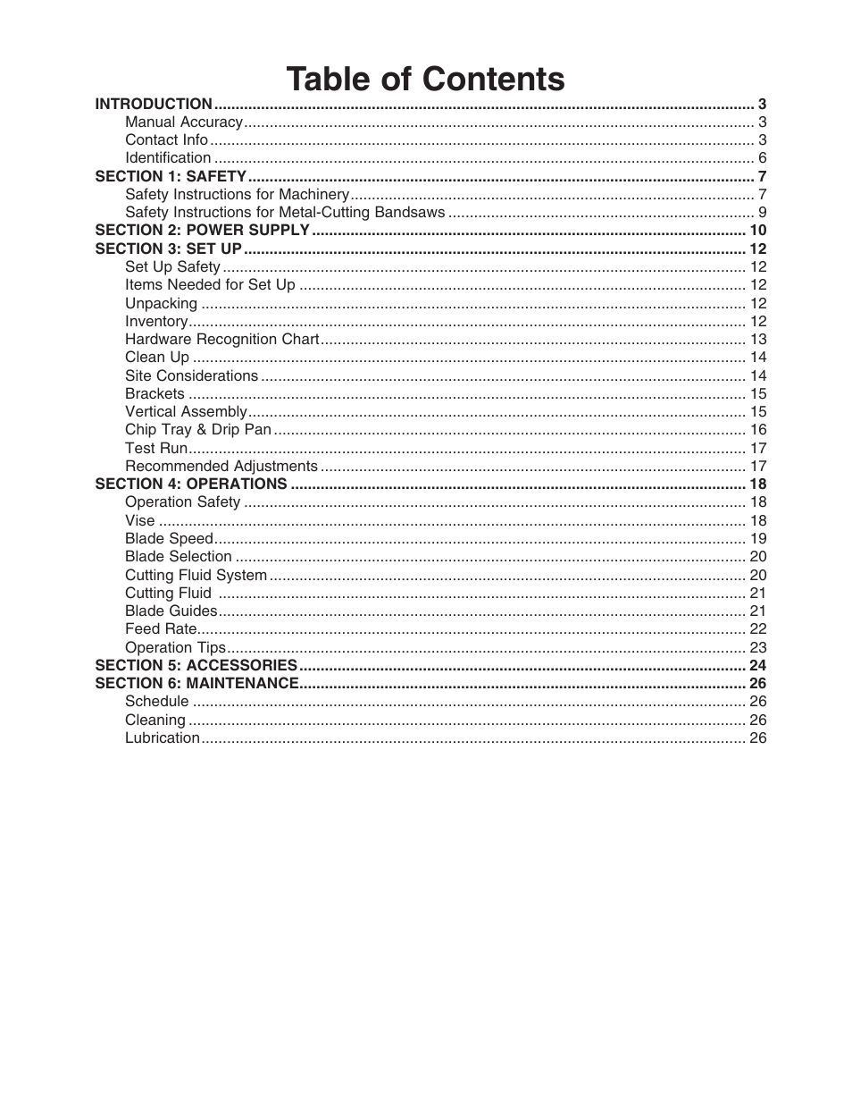 Grizzly G4030 User Manual | Page 3 / 48