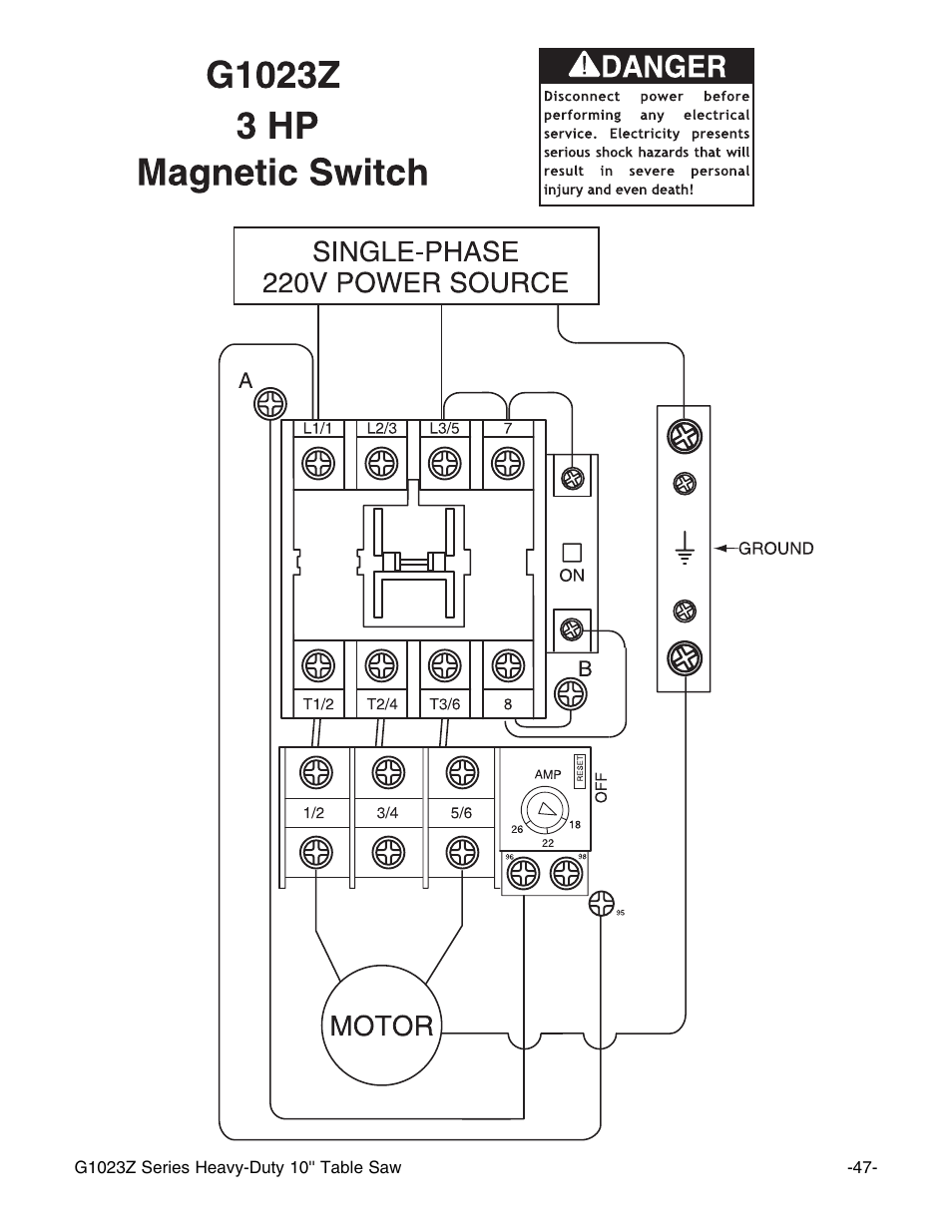 Grizzly G1023Z User Manual | Page 49 / 63