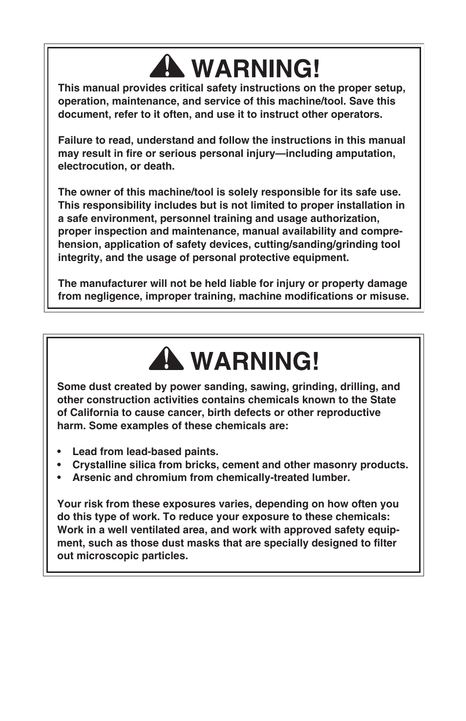 Grizzly H7671 User Manual | Page 2 / 20