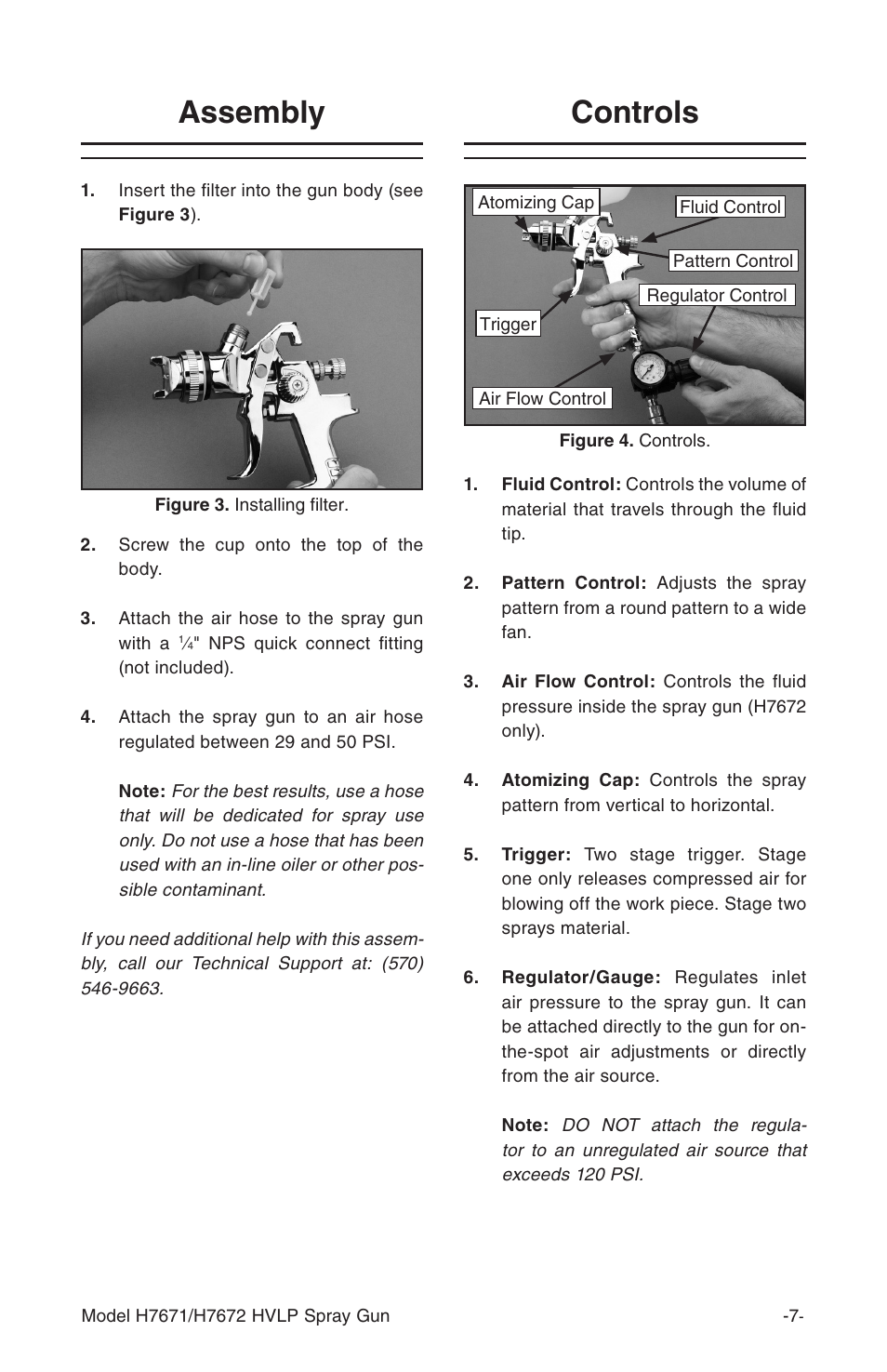 Assembly controls | Grizzly H7671 User Manual | Page 9 / 20