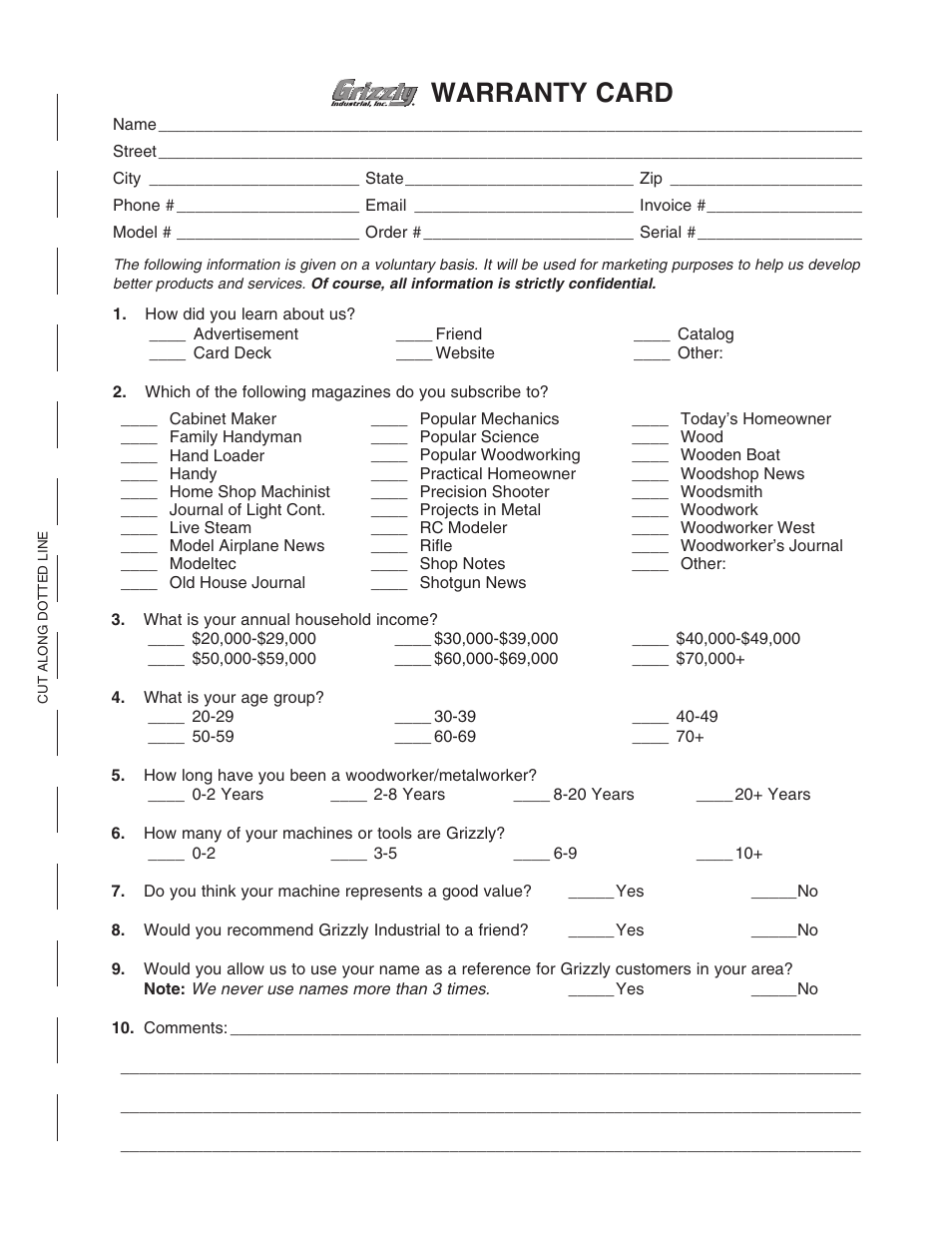 Grizzly G7945/46 User Manual | Page 45 / 48