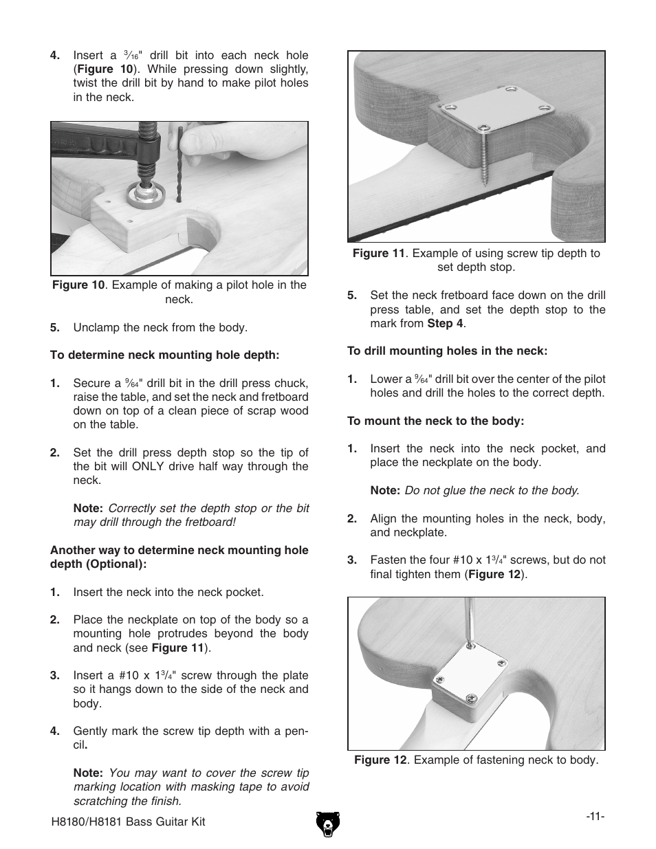 Grizzly H8181 User Manual | Page 13 / 36