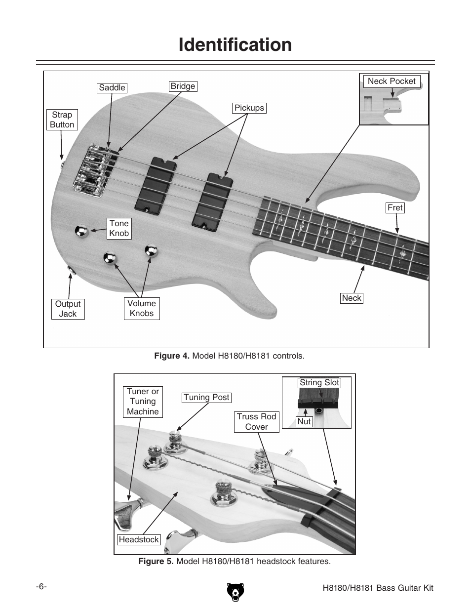 Identification | Grizzly H8181 User Manual | Page 8 / 36