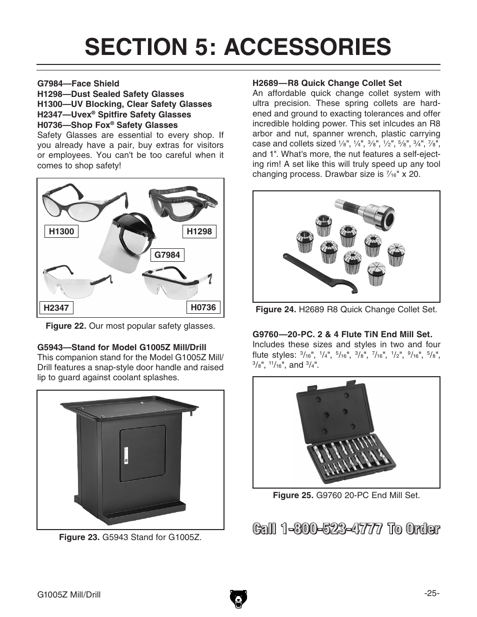 Grizzly G1005Z User Manual | Page 27 / 44