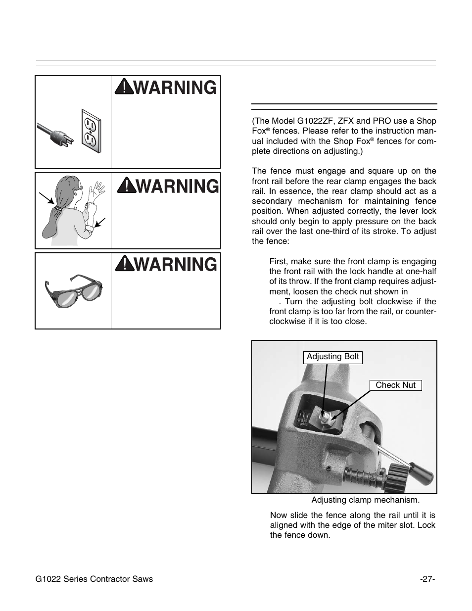 G1022sm fence | Grizzly G1022PRO User Manual | Page 29 / 72