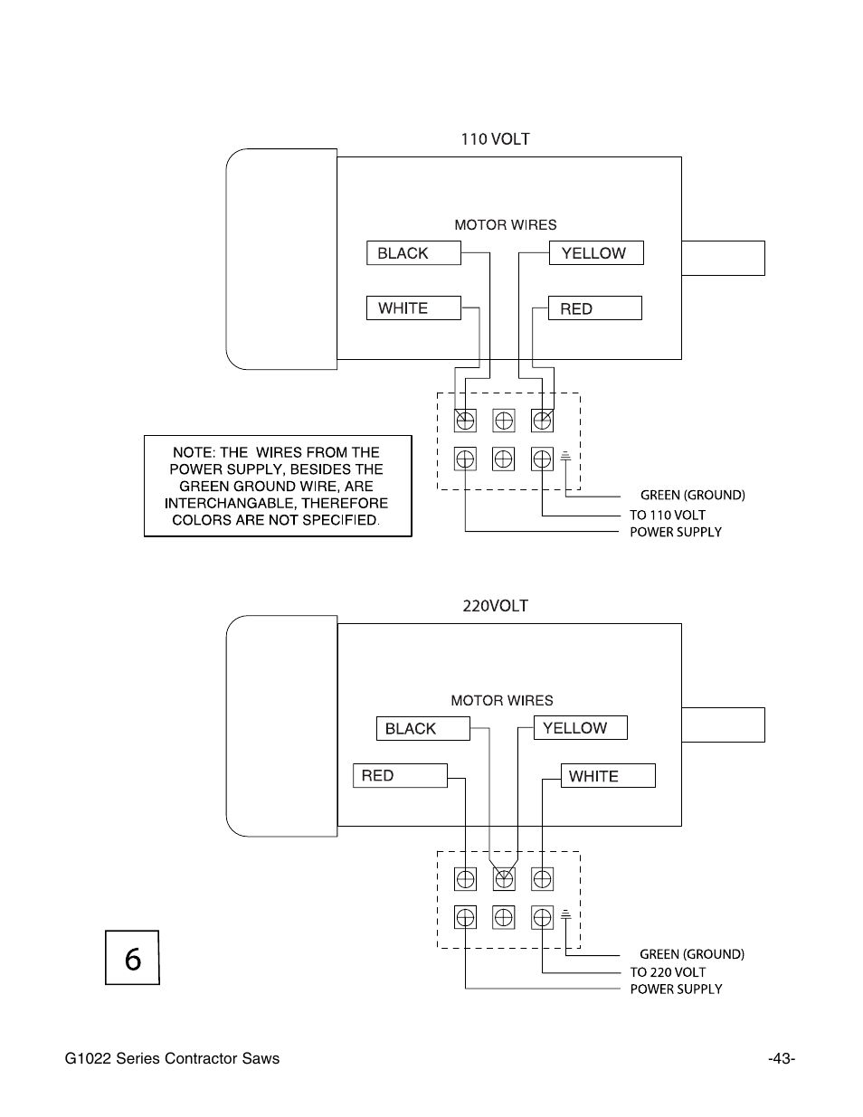 G1022sm and z wiring diagram | Grizzly G1022PRO User Manual | Page 45 / 72