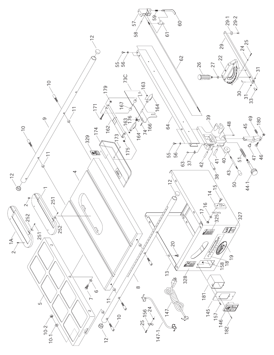 Grizzly G1022PRO User Manual | Page 49 / 72