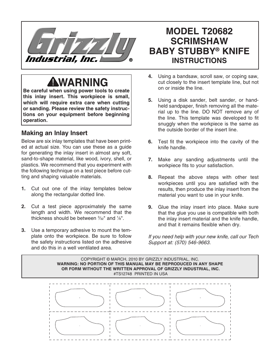 Grizzly T20682 User Manual | 1 page