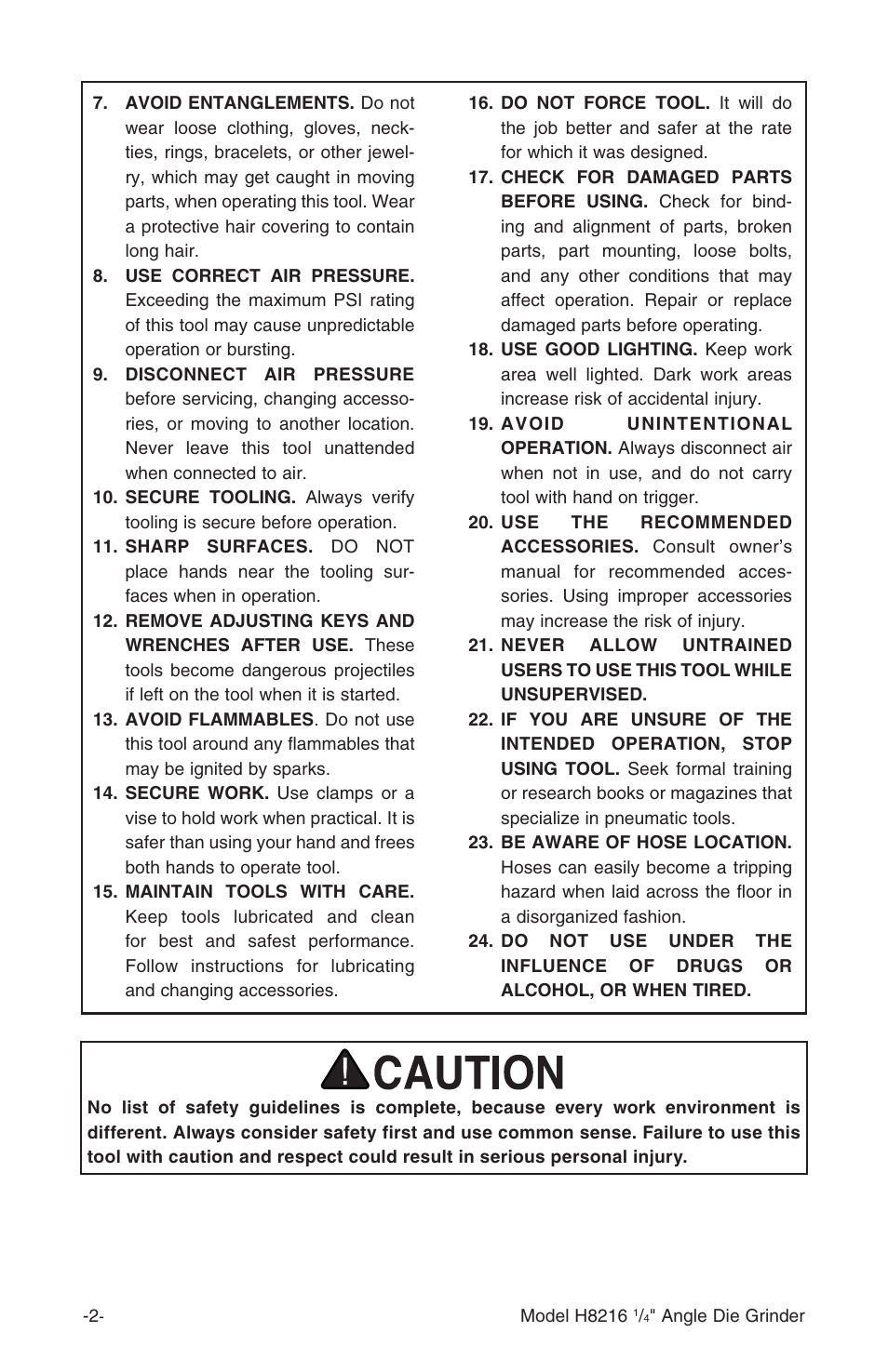Grizzly H8216 User Manual | Page 4 / 8