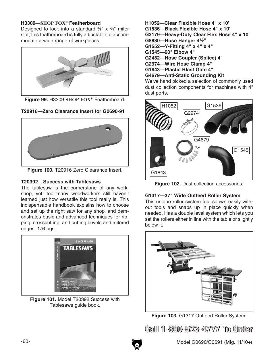 Grizzly G0690 User Manual | Page 62 / 92