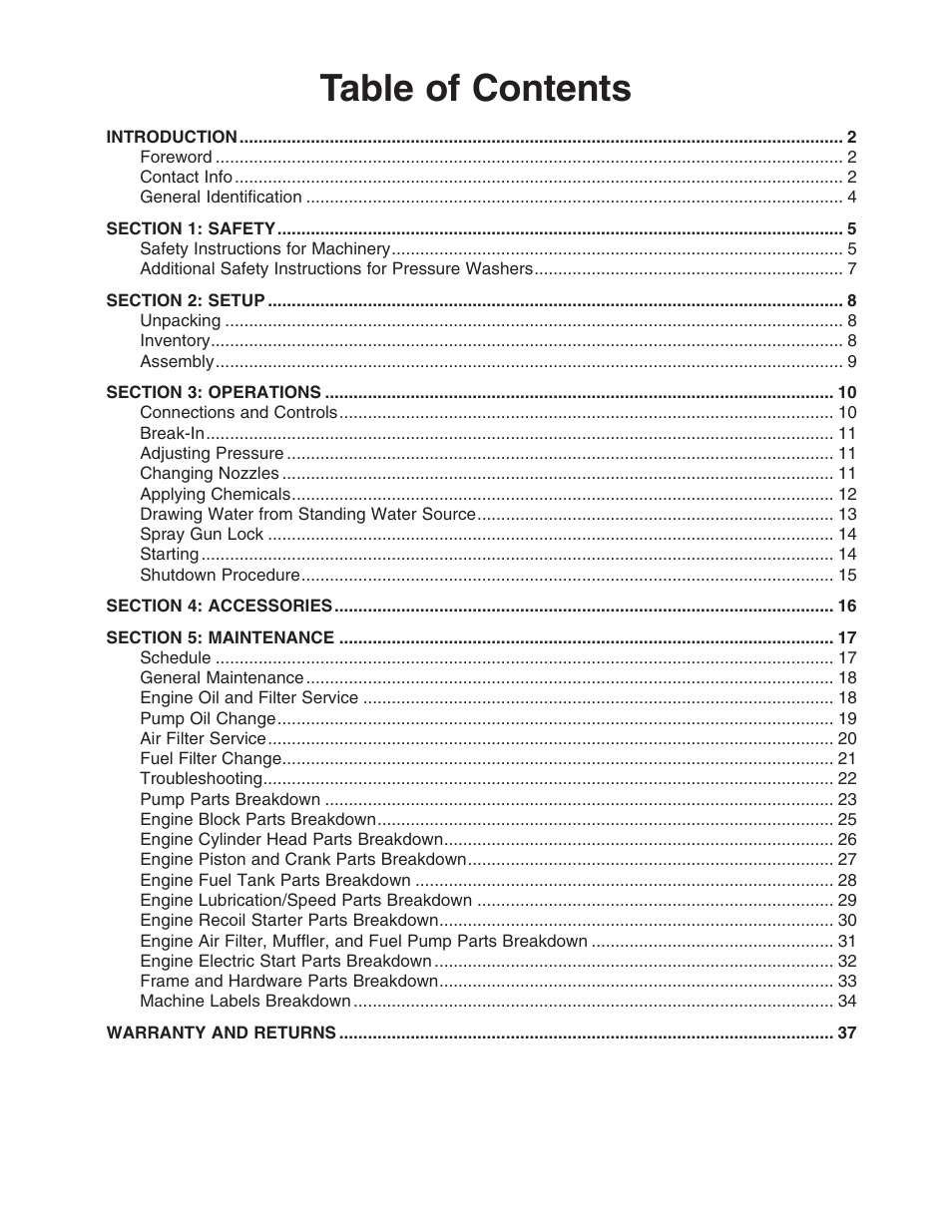 Grizzly H8191 User Manual | Page 3 / 40