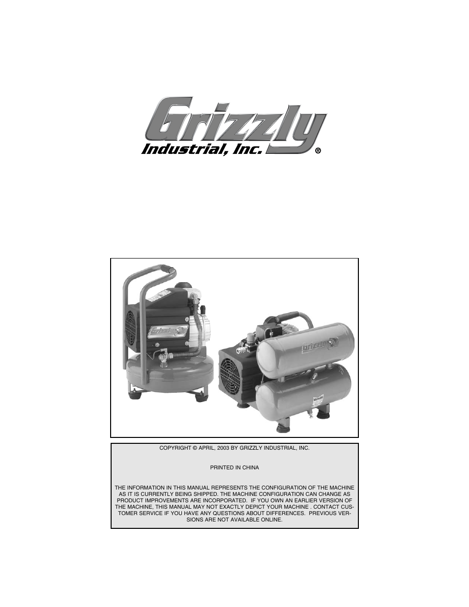Grizzly H3371 User Manual | 28 pages