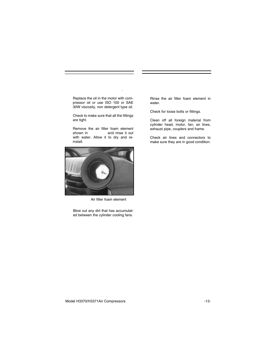 After first 50 hours of use, Weekly | Grizzly H3371 User Manual | Page 15 / 28