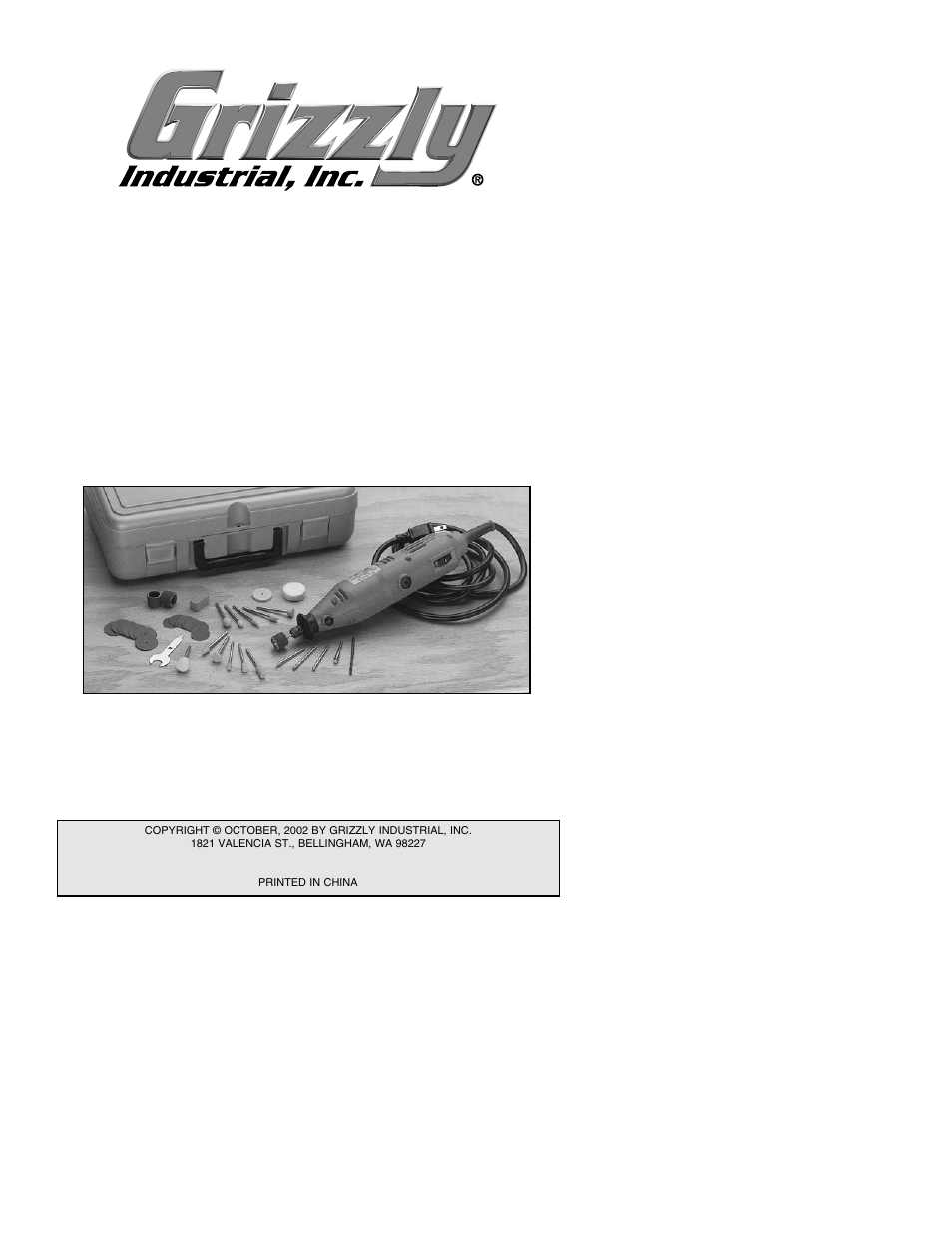 Grizzly H3117 User Manual | 16 pages