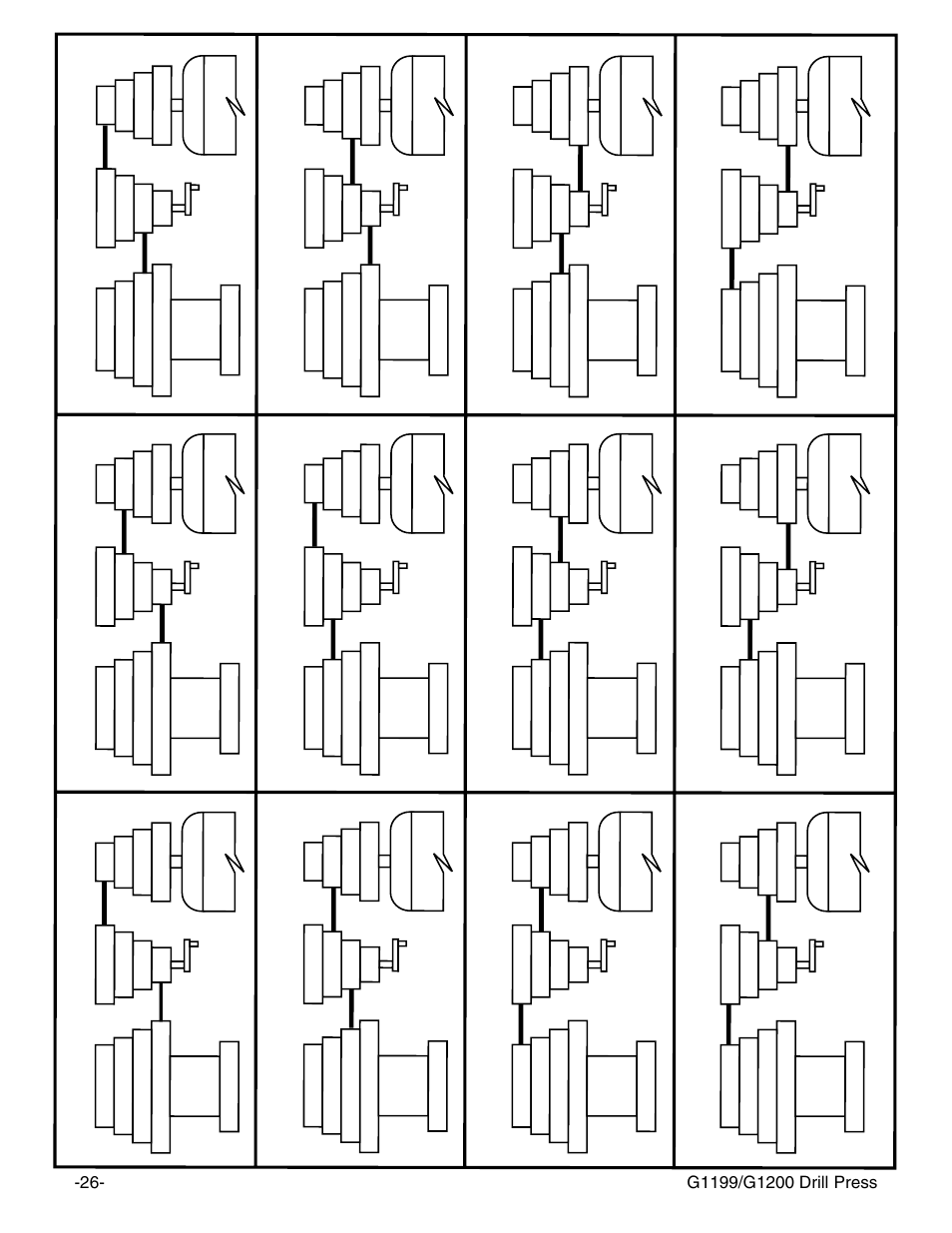 Grizzly G1199 User Manual | Page 28 / 29