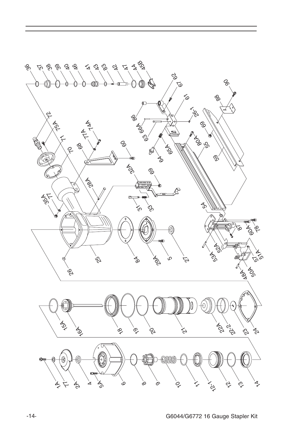 G6772 part breakdown | Grizzly G6772 User Manual | Page 15 / 20