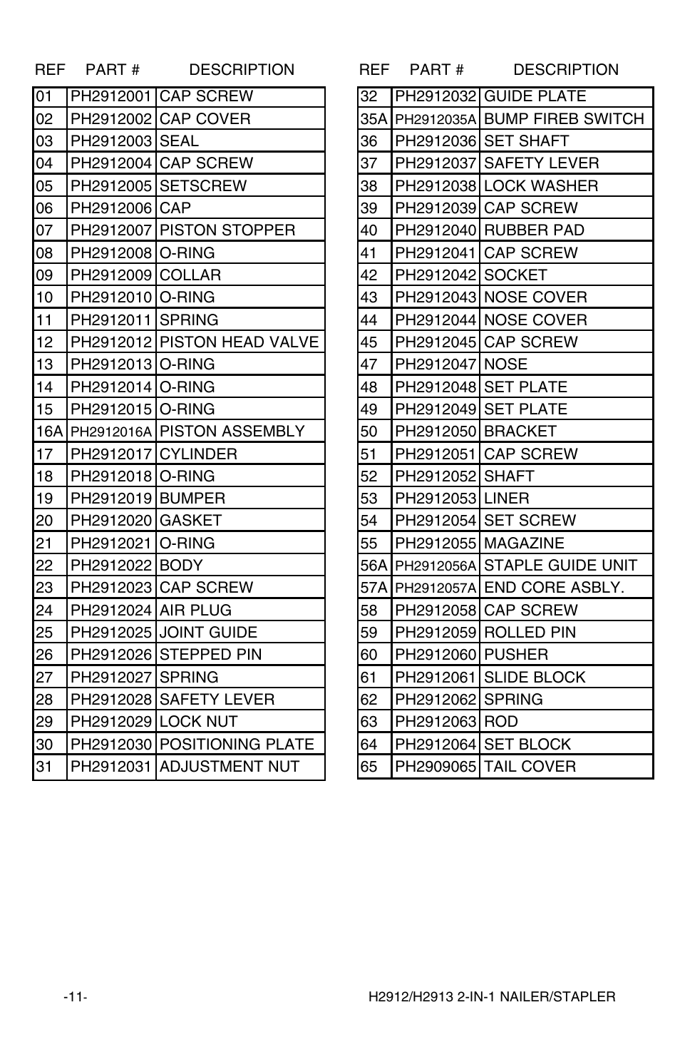 Grizzly H2913 User Manual | Page 12 / 20