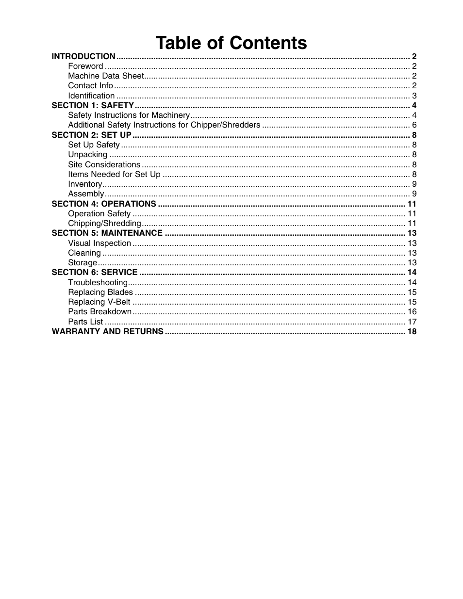 Grizzly G0594 User Manual | Page 3 / 24