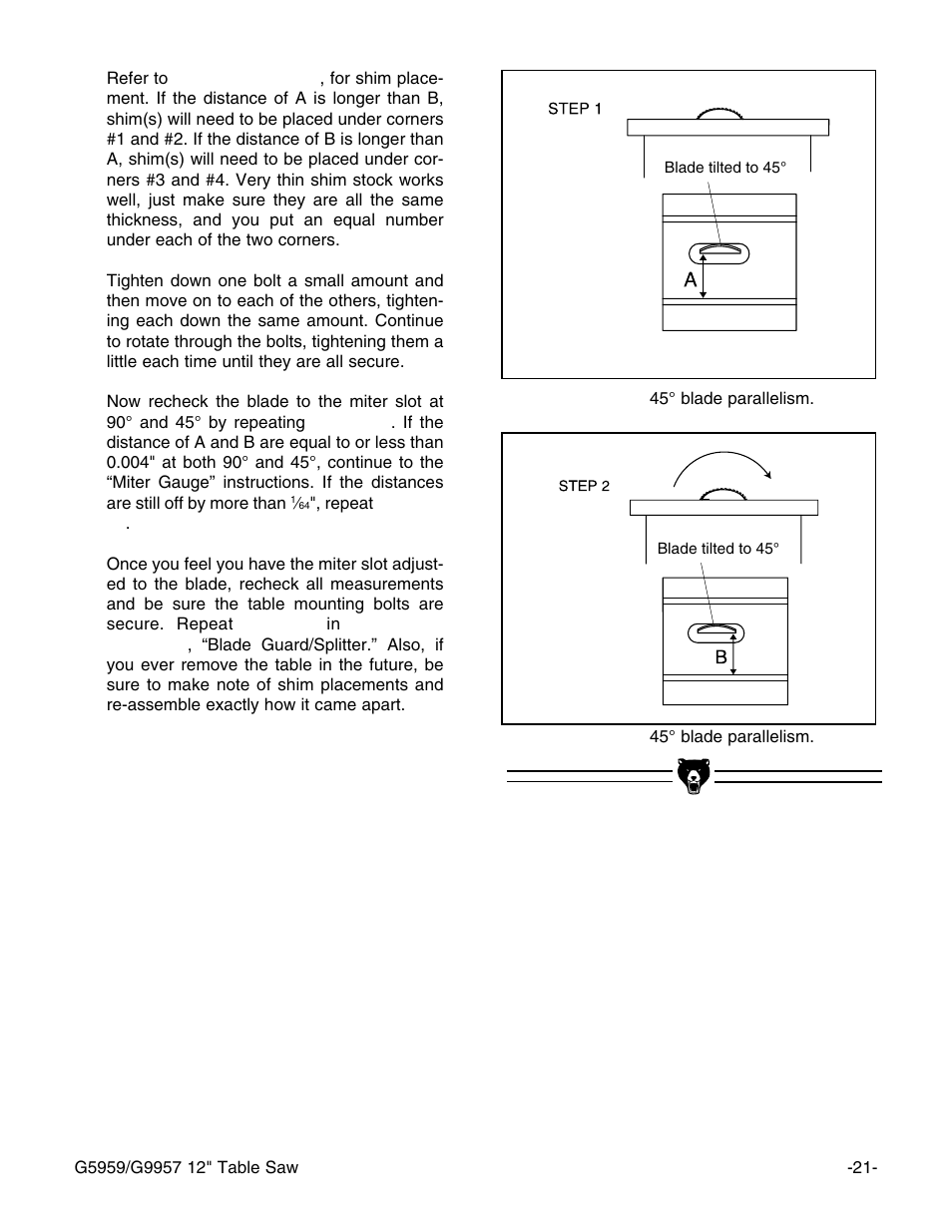 Grizzly G9957 User Manual | Page 23 / 52