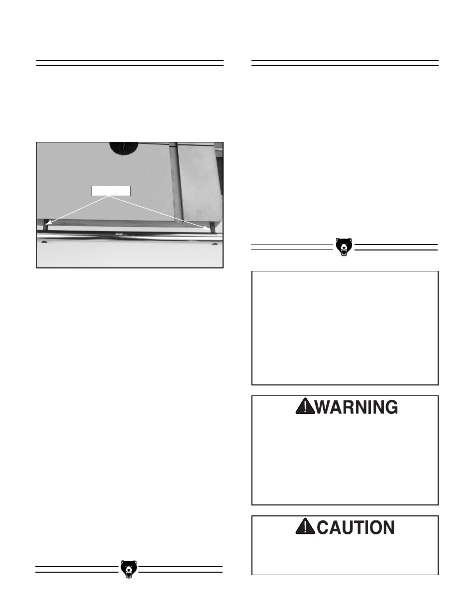 Fence and rails, Table insert, Notice | Grizzly G1148 User Manual | Page 13 / 27