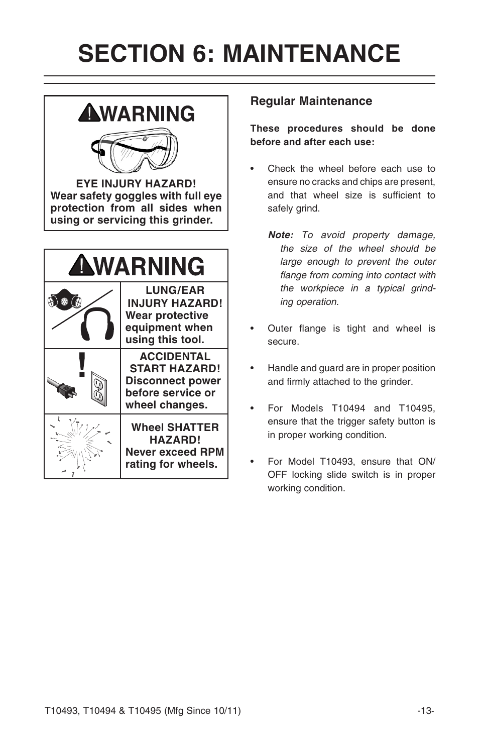 Grizzly Angle s T10493 User Manual | Page 15 / 24
