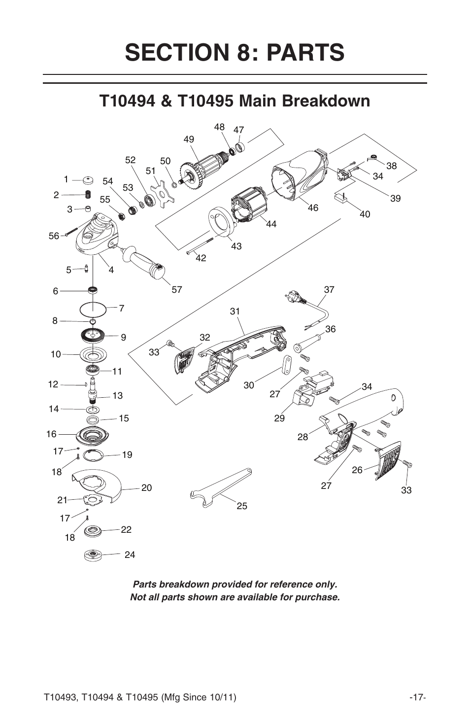 Grizzly Angle s T10493 User Manual | Page 19 / 24