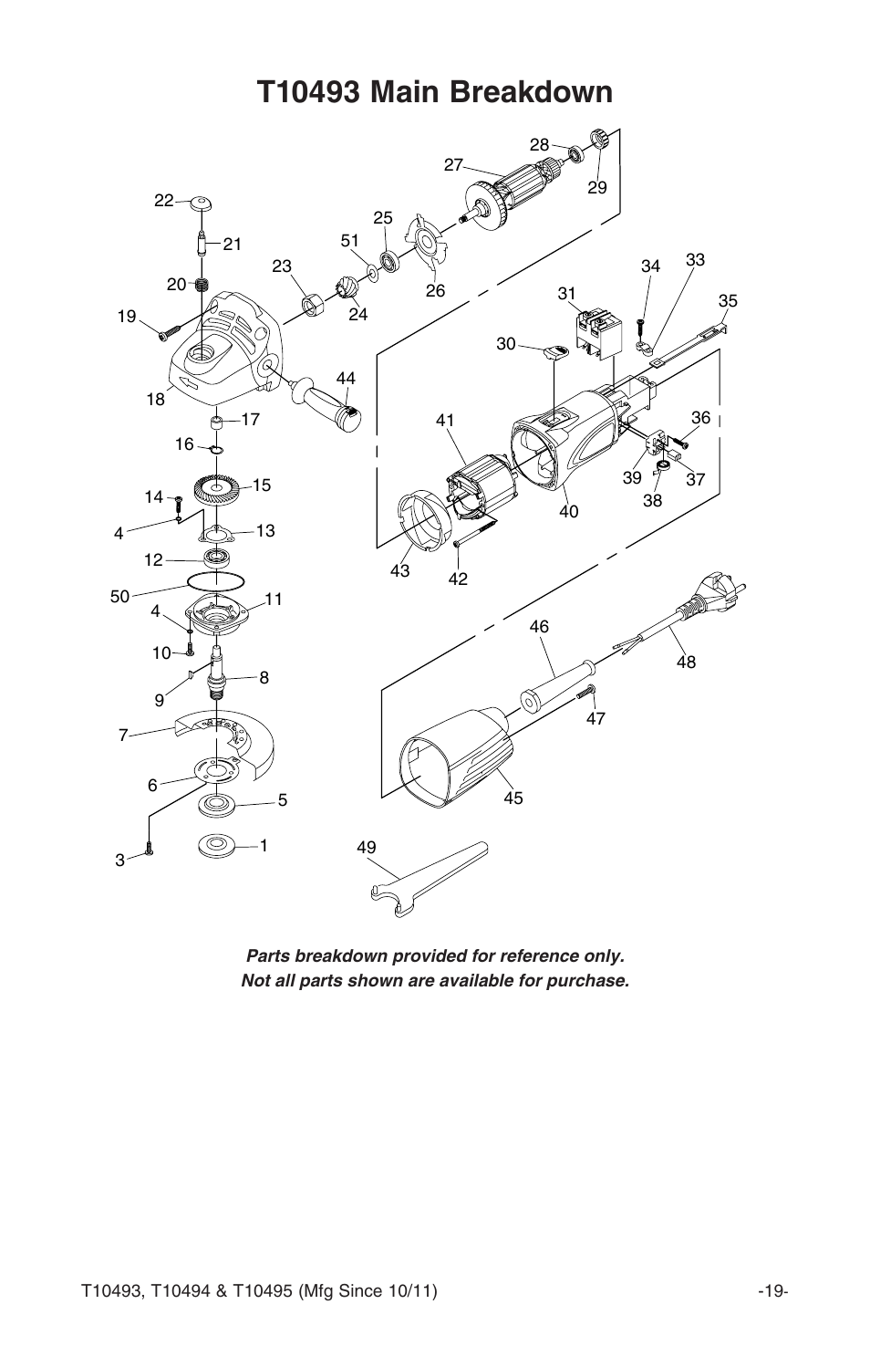 Grizzly Angle s T10493 User Manual | Page 21 / 24