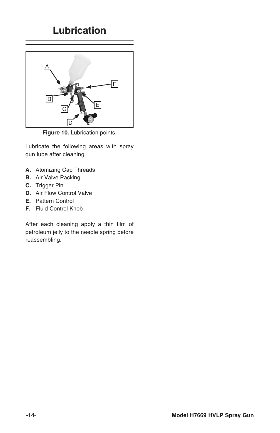 Lubrication | Grizzly H7669 User Manual | Page 14 / 20