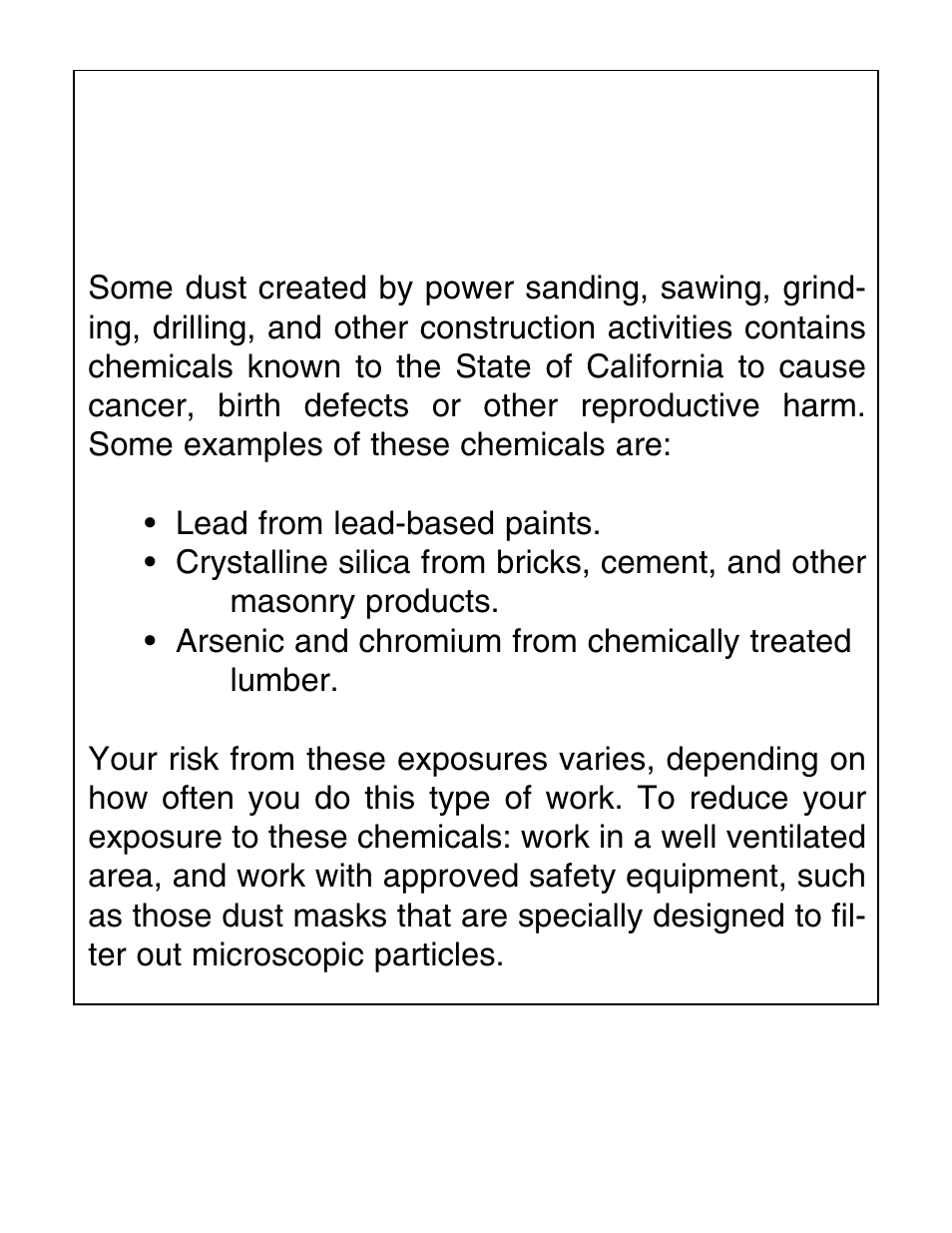 Warning | Grizzly G7210 User Manual | Page 2 / 52