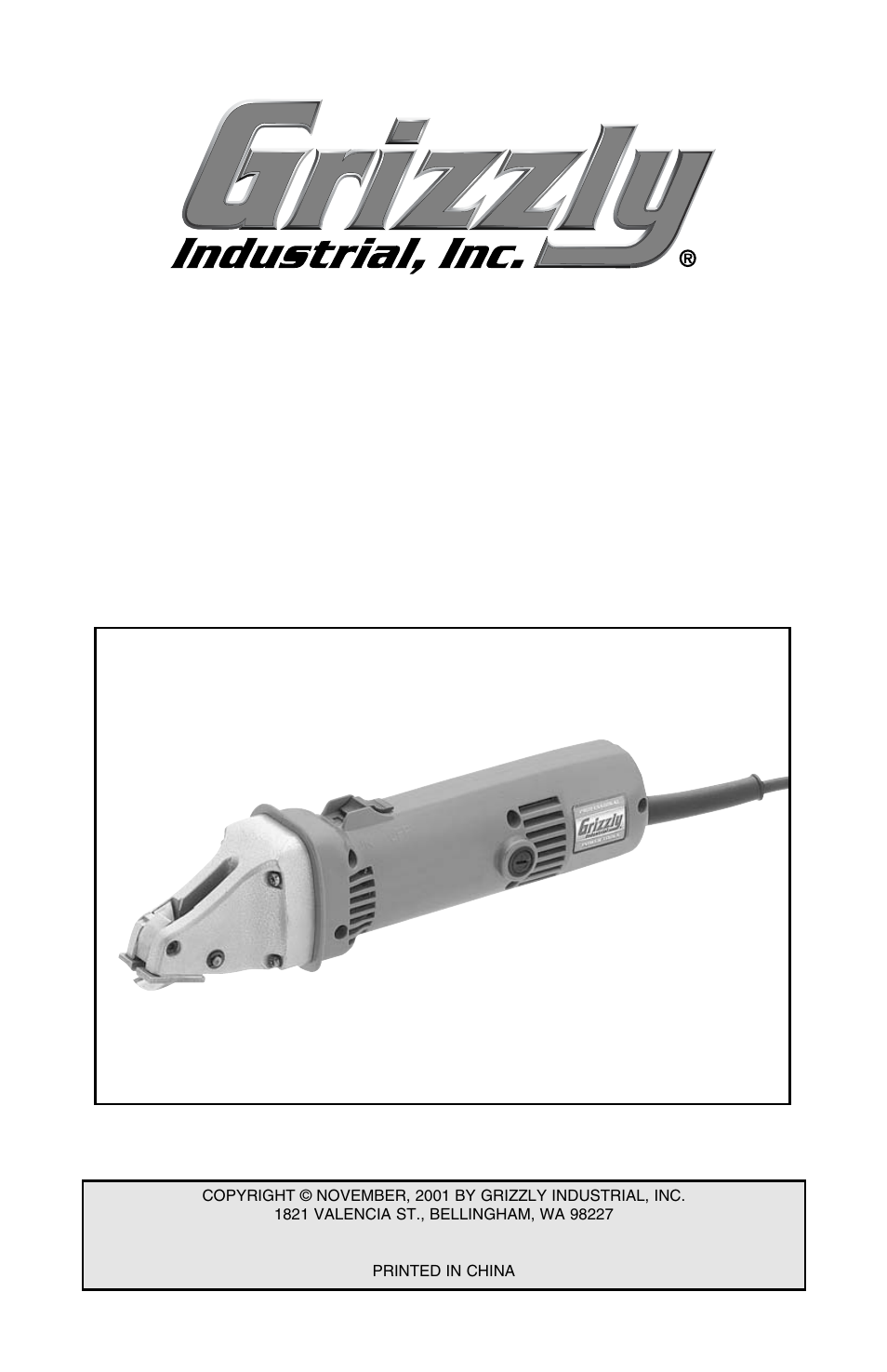 Grizzly H2867 User Manual | 12 pages