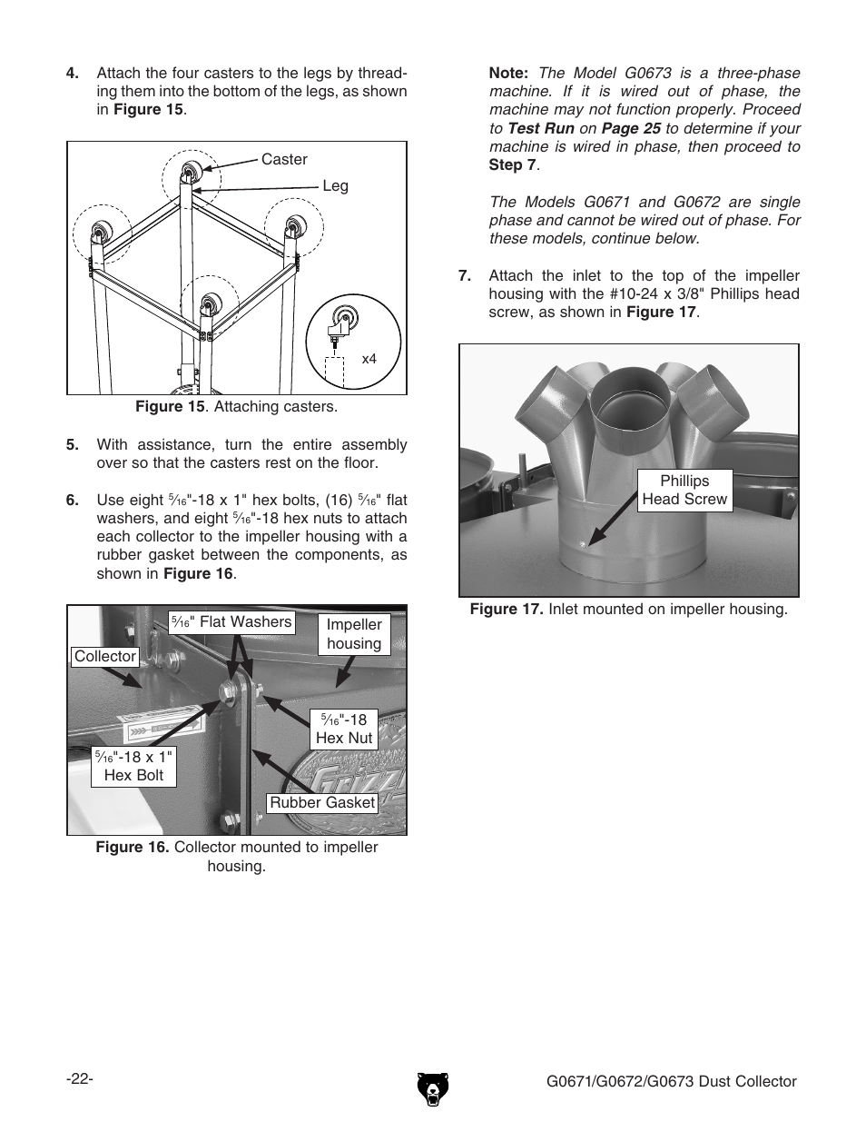 Grizzly G0673 User Manual | Page 24 / 56