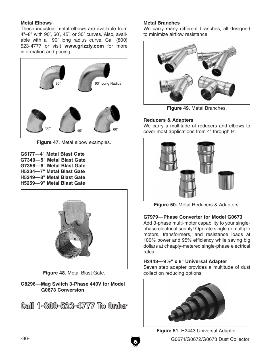 Grizzly G0673 User Manual | Page 38 / 56