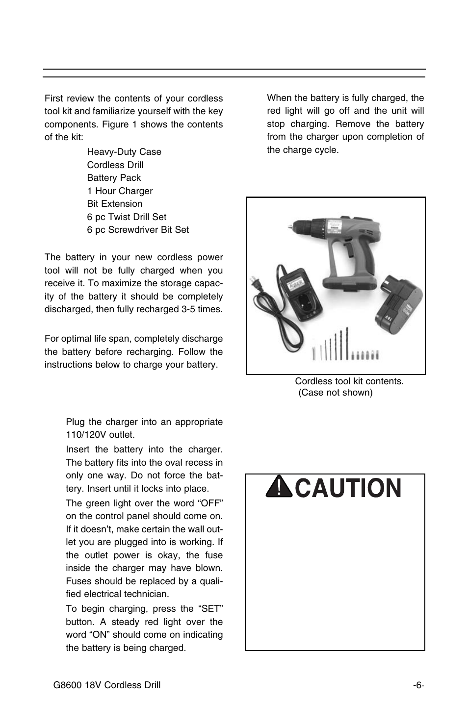 Before you start | Grizzly G8600 User Manual | Page 6 / 13