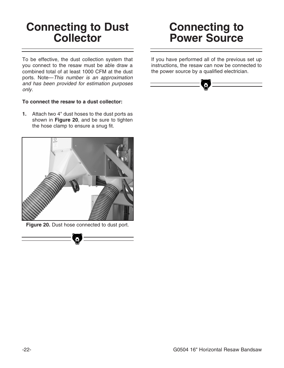 Grizzly G0504 User Manual | Page 24 / 72