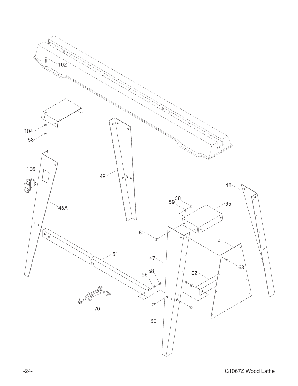 Grizzly G1067Z User Manual | Page 26 / 31