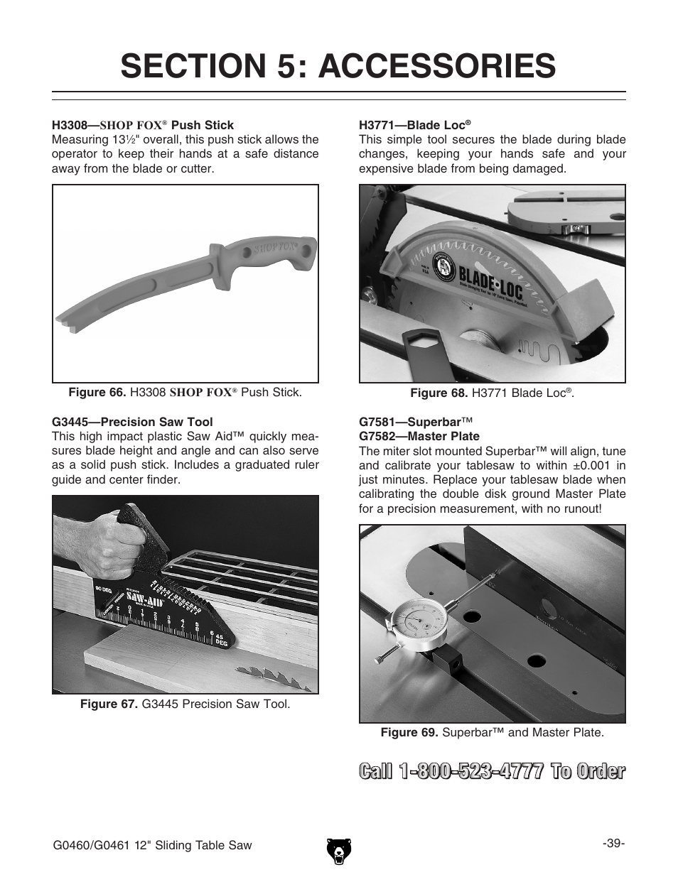 Grizzly G0461 User Manual | Page 41 / 72