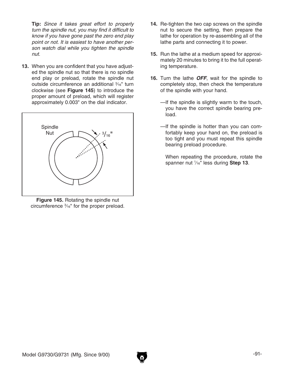 Grizzly G9731 User Manual | Page 99 / 130