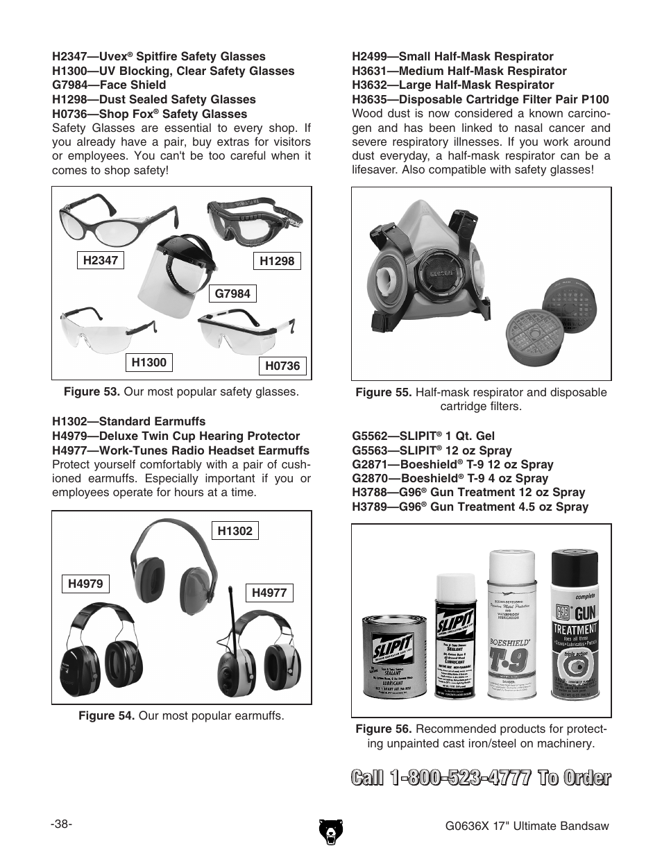 Grizzly G0636X User Manual | Page 40 / 64