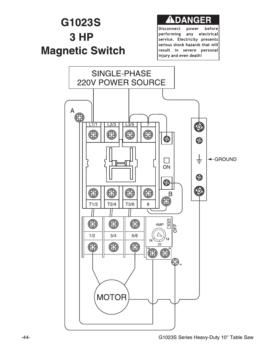 Grizzly G1023S User Manual | Page 47 / 60
