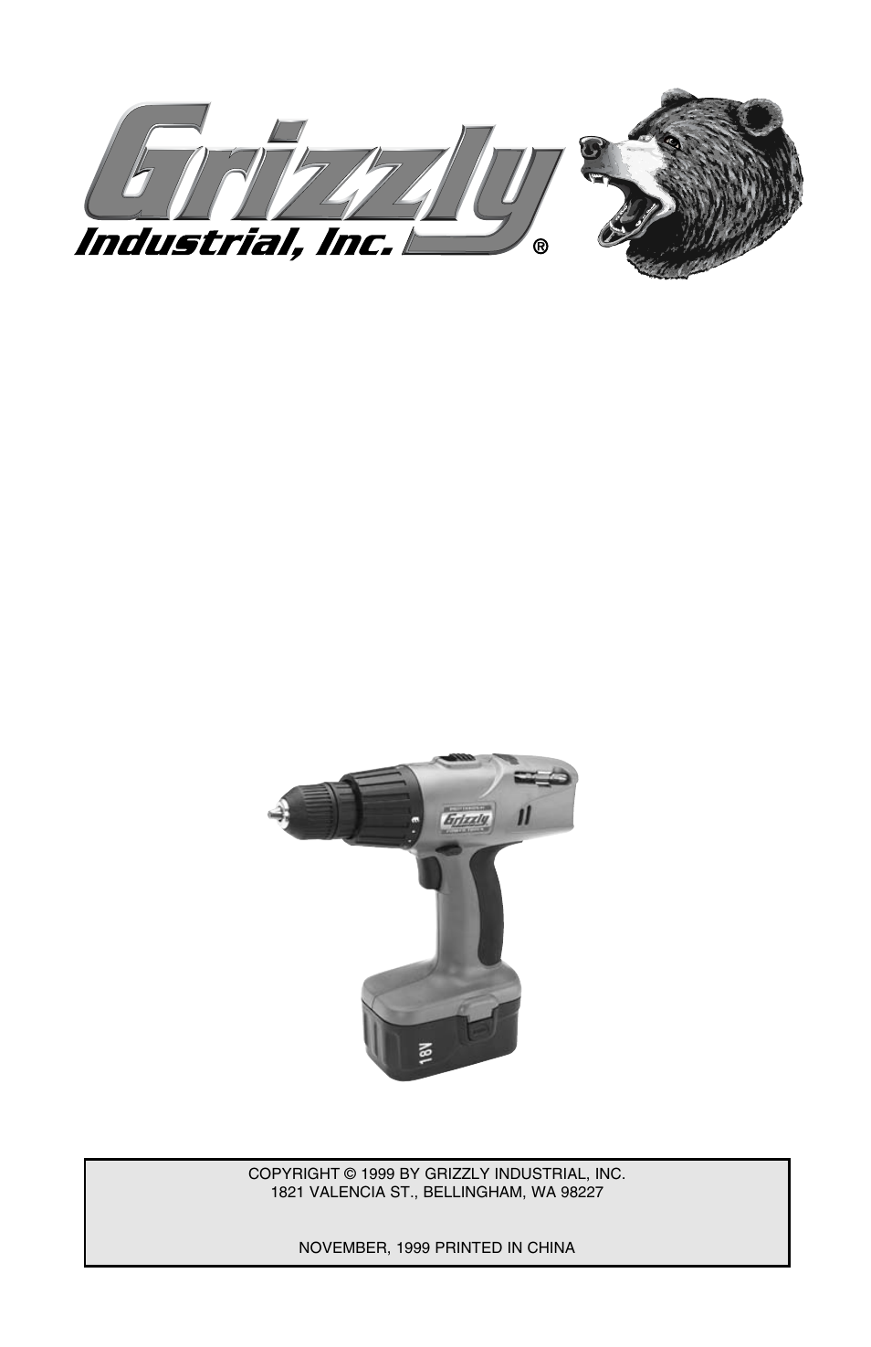 Grizzly G8597 1 /2-inch User Manual | 13 pages