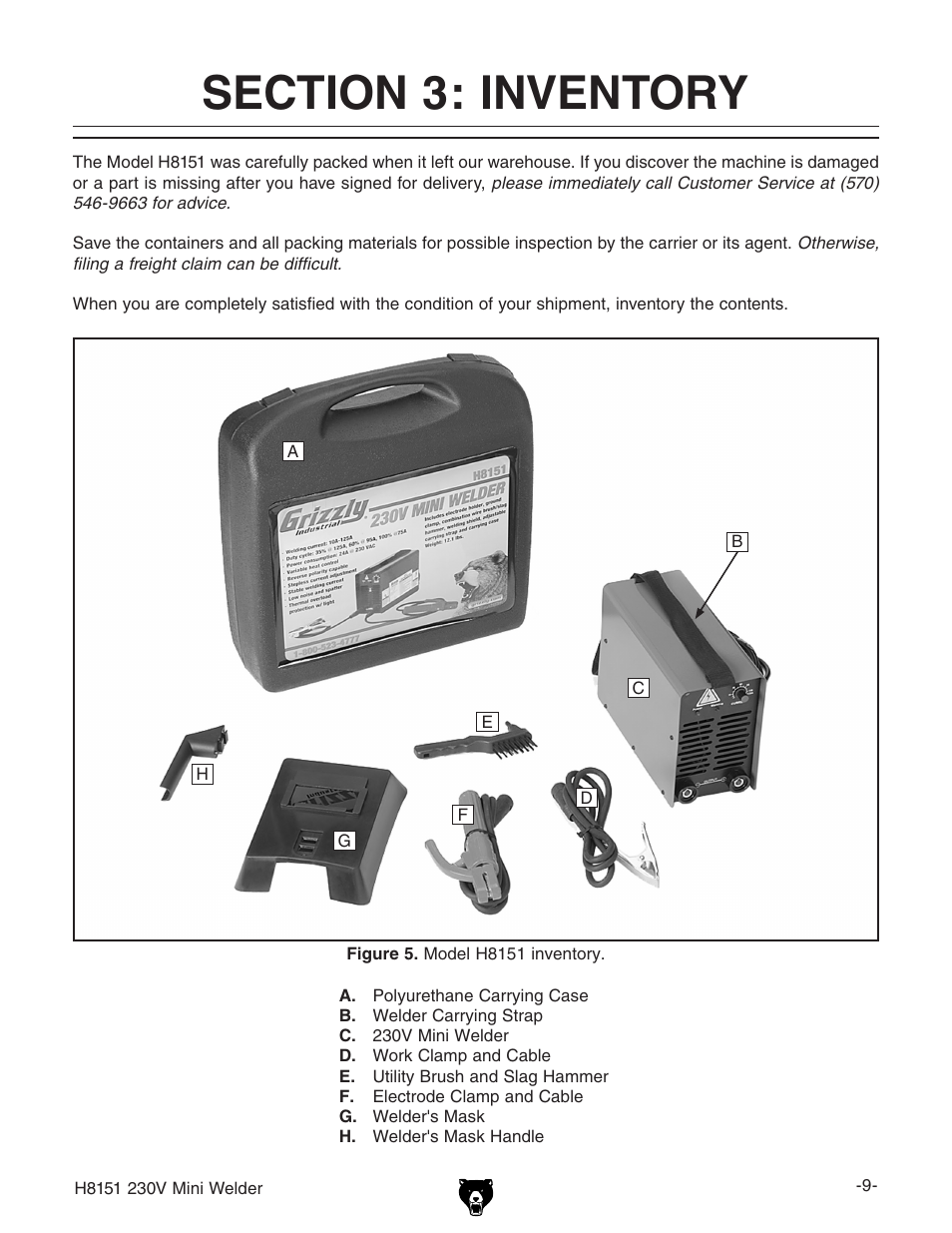 Grizzly 230V User Manual | Page 11 / 20